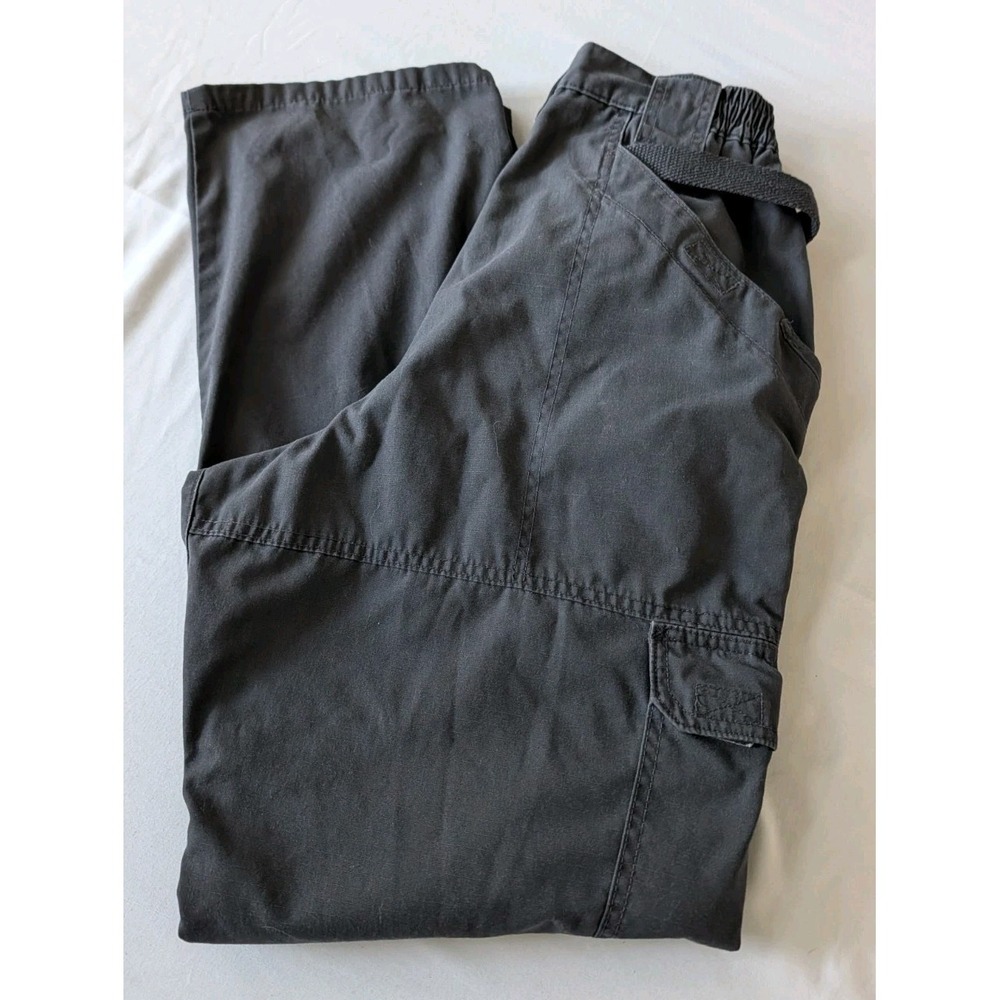 5.11 Tactical Mens 30x30 Pants Cargo Work Utility Elastic Waist Charcoal Grey